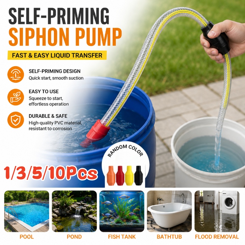 Aquarium Pump - مضخة مياه يدوية تعمل بالهز، 3/5/10