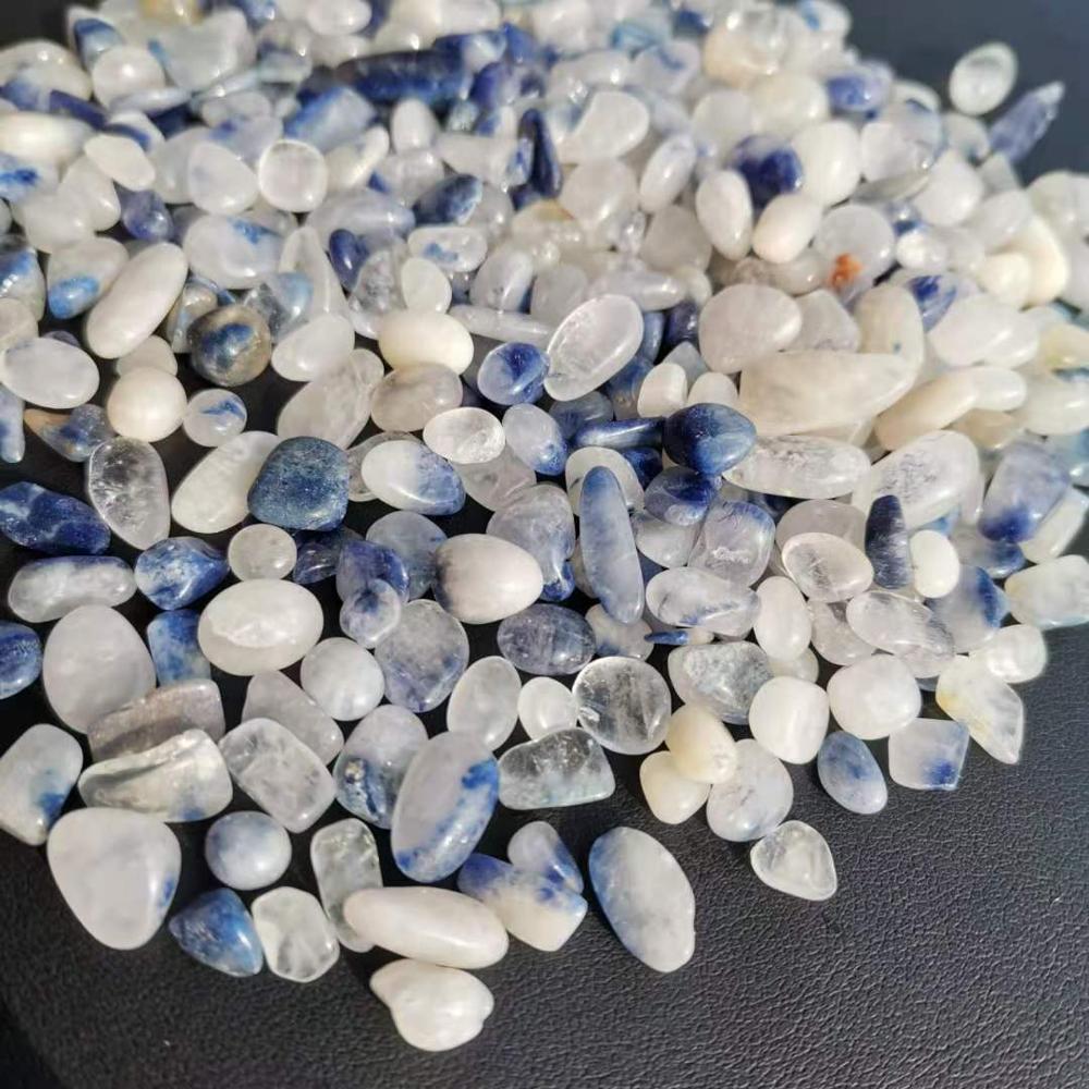 Fish Tank Gravel - حصى كوارتز طبيعي أزرق اللون مع