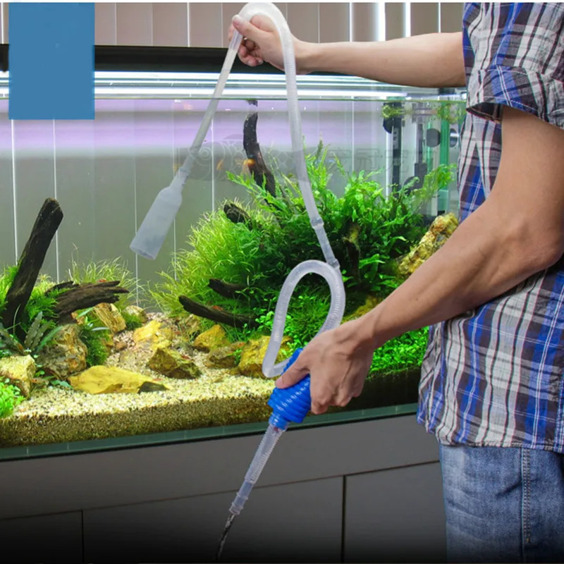 منظف حوض السمك بالشفط، منظف حص - مراجعة Fish Tank Gravel وسعره