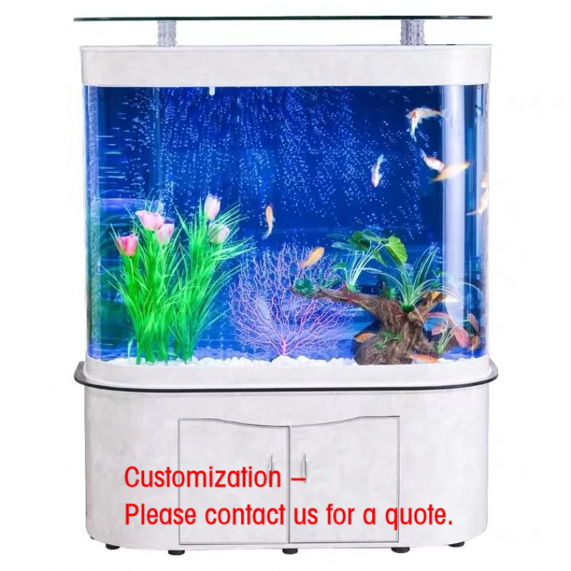 حوض سمك كبير مخصص سعة 300 جالو - مراجعة Aquarium Decor وسعره