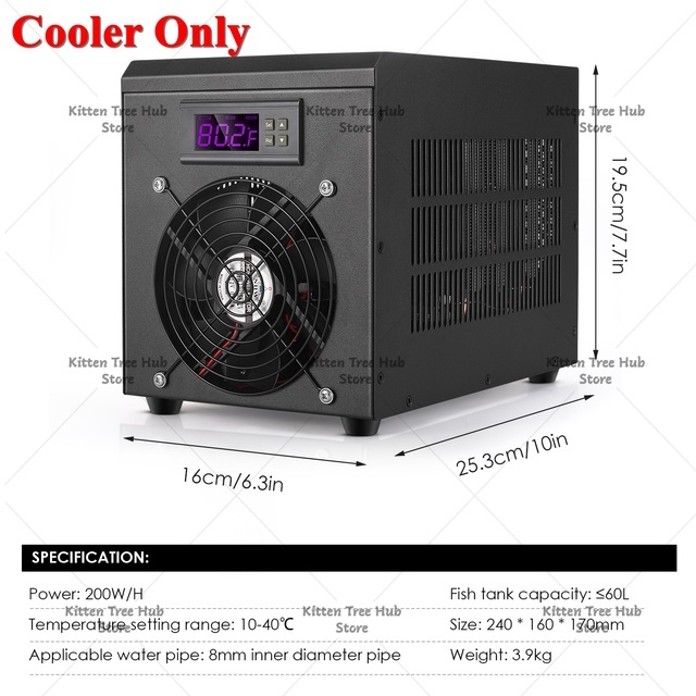 مبرد مياه للأحواض السمكية بقوة - مراجعة Fish Tank Heater وسعره