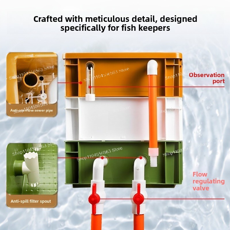 صندوق فلتر معلق لحوض السمك، نظ - مراجعة Fish Tank Filter وسعره