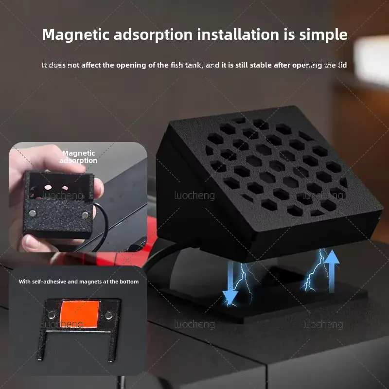 مروحة تبريد لحوض السمك من شاوم - مراجعة Xiaomi Aquarium Fish Tank وسعره